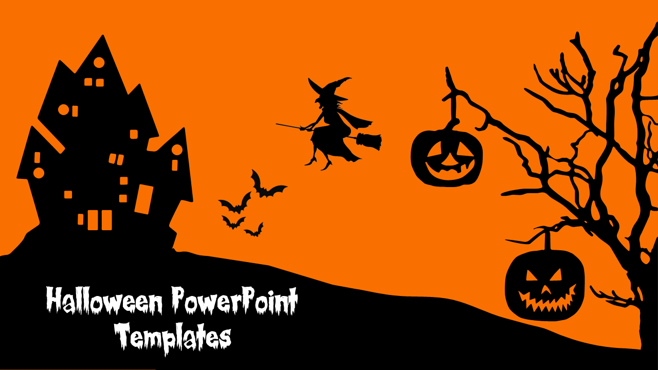 Free - Halloween PowerPoint Templates With Mysterious Visuals